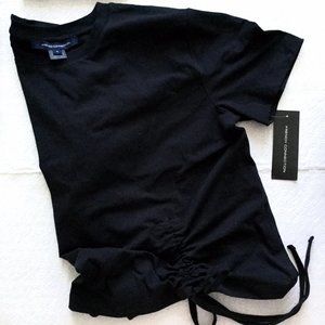 French Connection Tie Hem Top